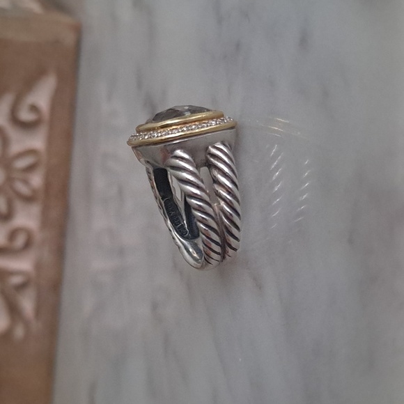 Authentic David Yurman Albion ring, Prasiolite - Picture 4 of 17